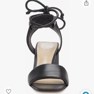Vince Camuto Black Ankle tie sandals 8